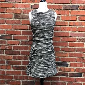 Black & White Sleeveless Dress